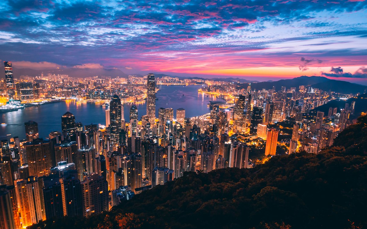Victoria Harbour Hong Kong skyline at dusk — LLEX Hong Kong